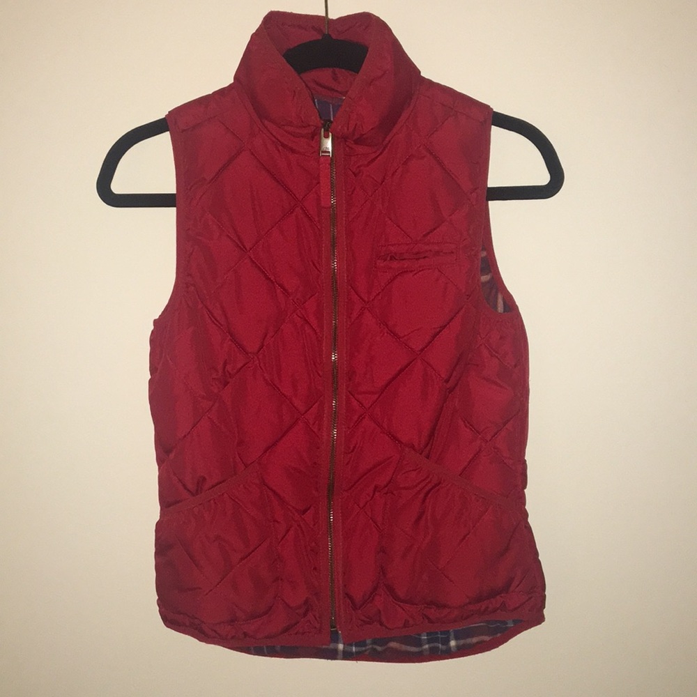 H&M Red Quilted Vest